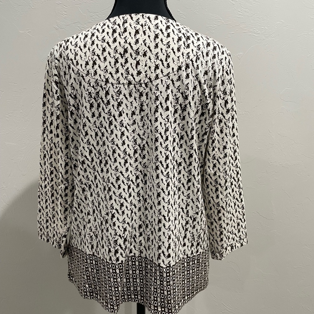 Ruby Road Women's abstract print Shirt Size M. - Picture 3 of 5